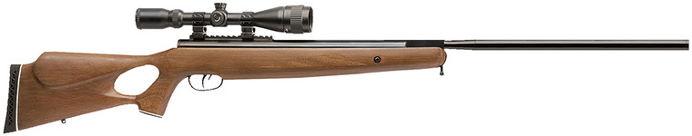 Benjamin BT1122WNP Trail XL  Nitrogen Piston 22 Pellet 1rd Black Hardwood Fixed Thumbhole Stock 39x40mm - BT1122WNP