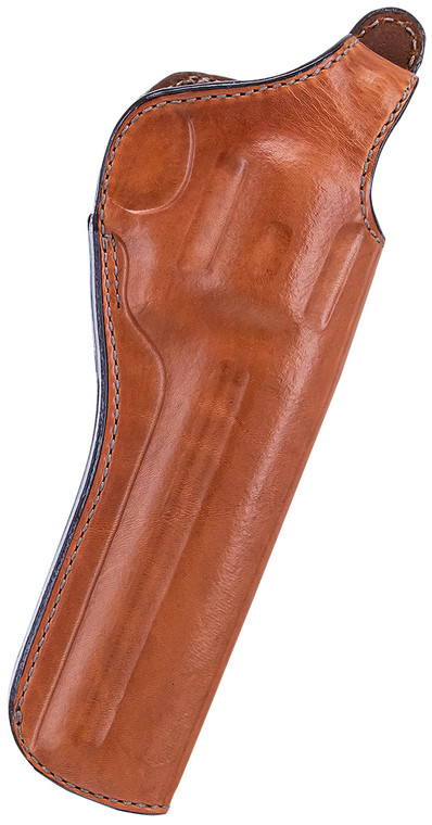 Bianchi 12694 Cyclone  OWB Tan Leather Fits Colt KCPythonTrooper MKlllRuger GP100 SW 586686 Taurus 669689 SW 15715 Belt Loop Mount Right Hand - 12694