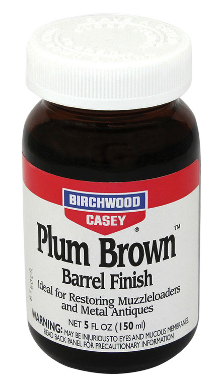 Birchwood Casey 14130 Plum Brown Barrel Finish 5 oz. Bottle - 14130