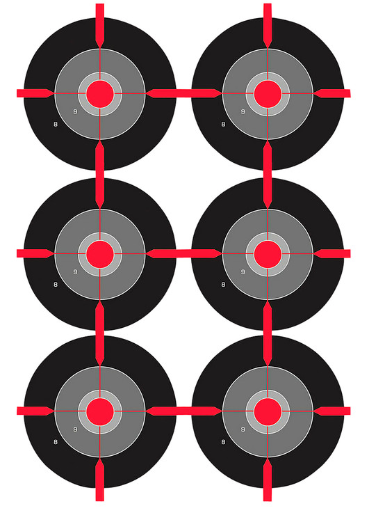 Birchwood Casey 35703 Dirty Bird  Bullseye Tagboard Target 12 x 18 100 Per Pkg - 35703
