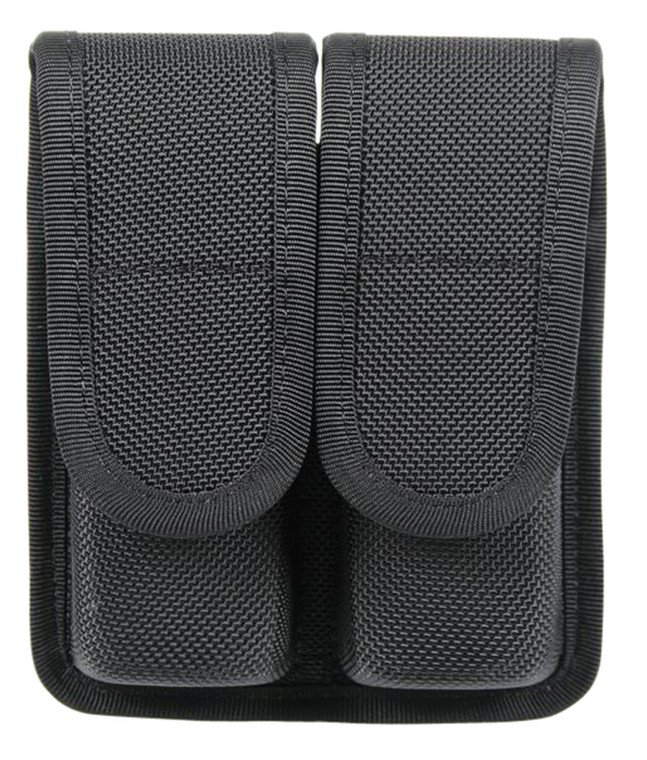 Blackhawk 44A001BK Double Mag Pouch  Black Cordura Compatible wDouble Stack9mm4045 - 44A001BK