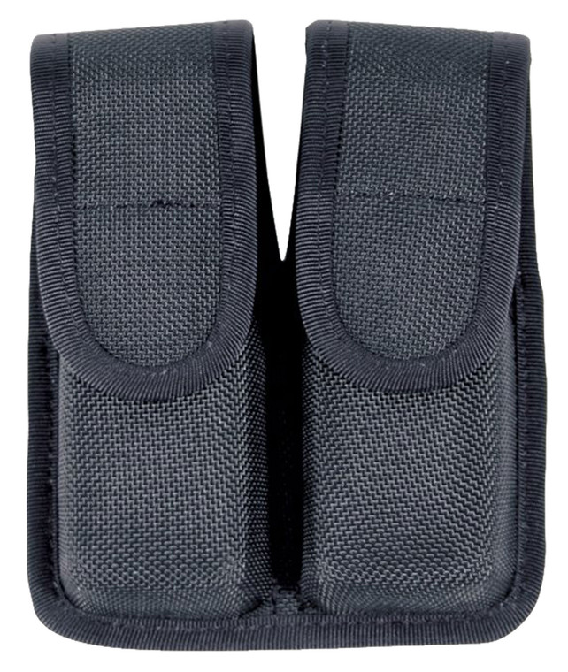 Blackhawk 44A000BK Double Mag Pouch  Black Cordura Compatible wSingle Stack9mm4045 - 44A000BK