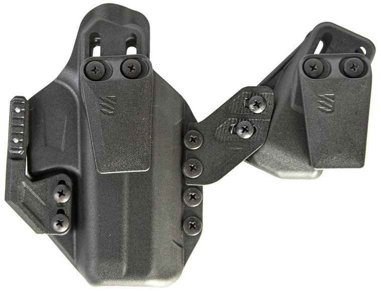Blackhawk 416142BK Stache  IWB Size 42 Black Polymer Belt Clip Fits Colt Commander Ambidextrous - 416142BK
