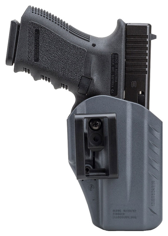 Blackhawk 417567UG A.R.C.  IWB Urban Gray Polymer Belt Clip Compatible wGlock 42 Belt 1.501.75 Wide Ambidextrous - 417567UG
