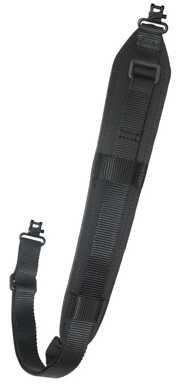 Outdoor Connection AD20913 Original SuperSling 1 W Padded Black Nylon Webbing with with Talon QD Swivels for RifleShotgun - AD20913