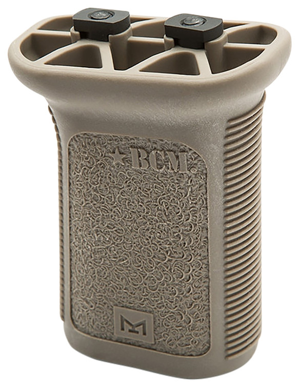 BCM VGMCMRMOD3FDE BCMGunfighter Grip Mod 3 Made of Polymer With Flat Dark Earth Aggressive Textured Finish for MLok Rail - VGMCMRMOD3FDE