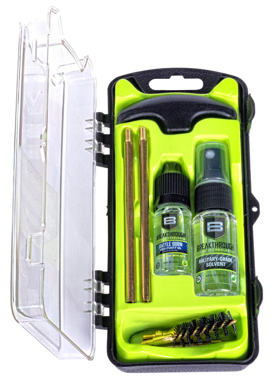 Breakthrough Clean BTECC4445 Vision Series Cleaning Kit 44 Cal  45 Cal Pistol10 Pieces MultiColor - BTECC4445