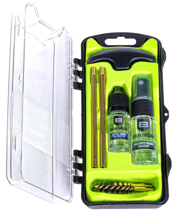 Breakthrough Clean BTECC9 Vision Series Cleaning Kit 9mm  38 Cal Pistol9 Pieces MultiColor - BTECC9