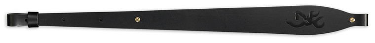 Browning 122499 Big Buckmark Sling made of Black Leather with 2535 OAL  Adjustable Design for Rifles - 122499