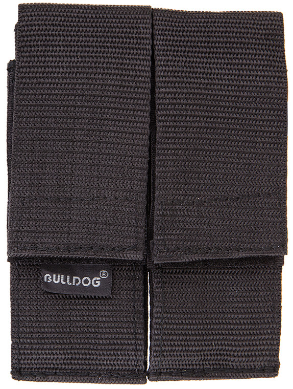 Bulldog WMAGL Double Mag Holder  Black Nylon Belt Loop - WMAGL