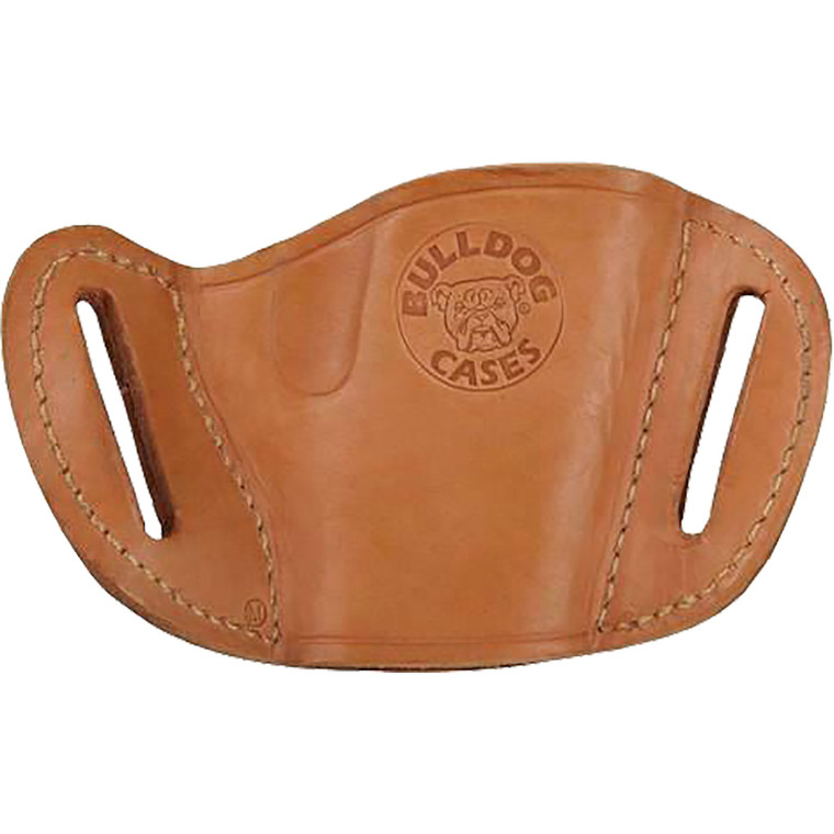 Bulldog MLTM Molded  OWB Tan Leather Belt Slide Fits Browning HiPower Fits Kahr P45 Right Hand - MLTM