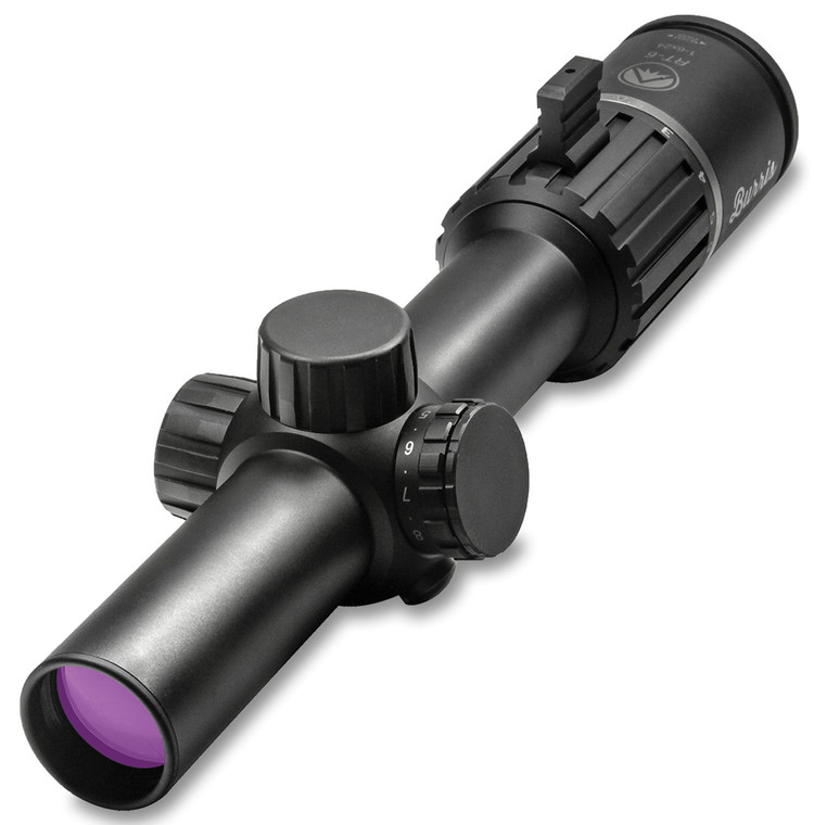 Burris 200472 RT6  Black Matte 16x24mm 30mm Tube Illuminated Ballistic 5X Reticle - 200472