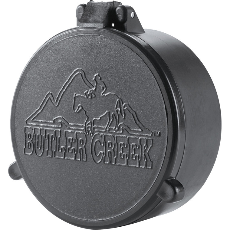 Butler Creek 30390 FlipOpen Objective Scope Cover 56.40mm Obj. Size 39 Black Polymer - 30390