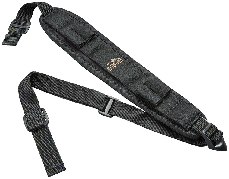 Butler Creek 80033 Comfort Stretch Alaskan Magnum Rifle Sling Black Neoprene wNonSlip Grippers 2046 OAL 2.50 Wide Adjustable Design Shell Loops - 80033