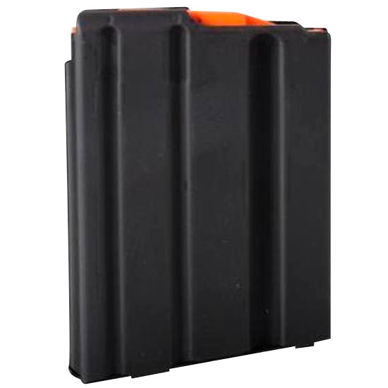 DuraMag 5X23041188CPD SS  5rd 223 Rem300 Blackout5.56x45mm NATO for AR15 Black w Orange Follower Detachable - 5X23041188CPD