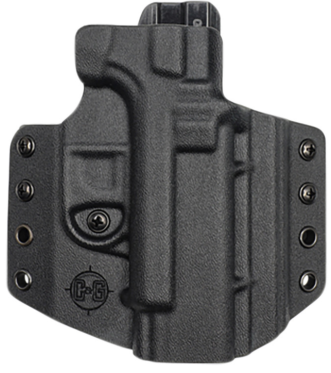 CG Holsters 0006100 Covert  OWB Black Kydex Belt Loop Fits Glock 19 Fits Glock 23 Fits Glock 45 - 6100