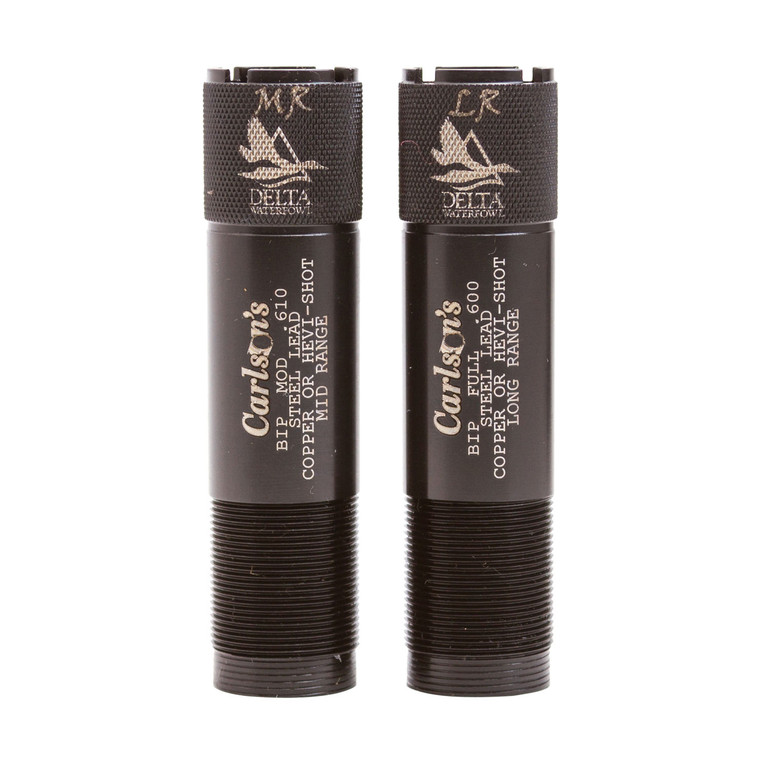 Carlsons Choke Tubes 07361 Delta Waterfowl Extended Choke Browning Invector Plus 20 Gauge MidLong Range 174 Stainless Steel - 7361