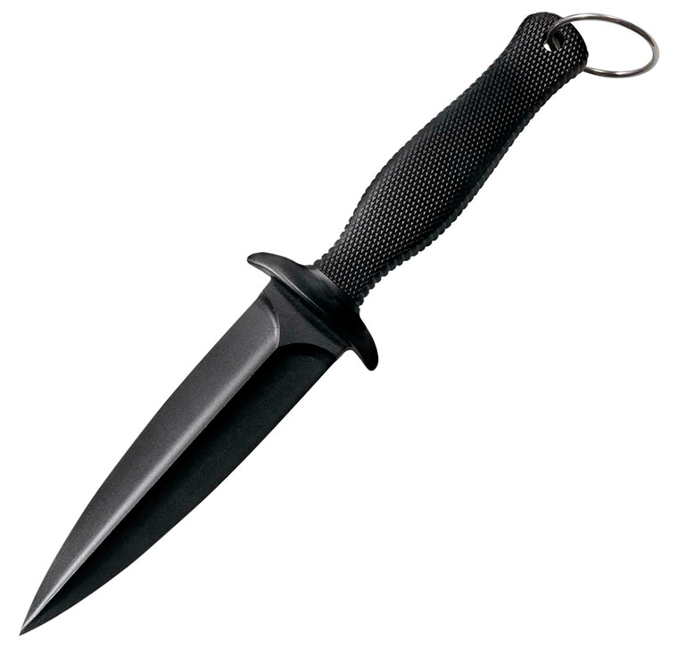 Cold Steel CS92FBA FGX Boot Blade II 5 Fixed Plain Black GrivEx BladeBlack Checkered KrayEx Handle - CS92FBA