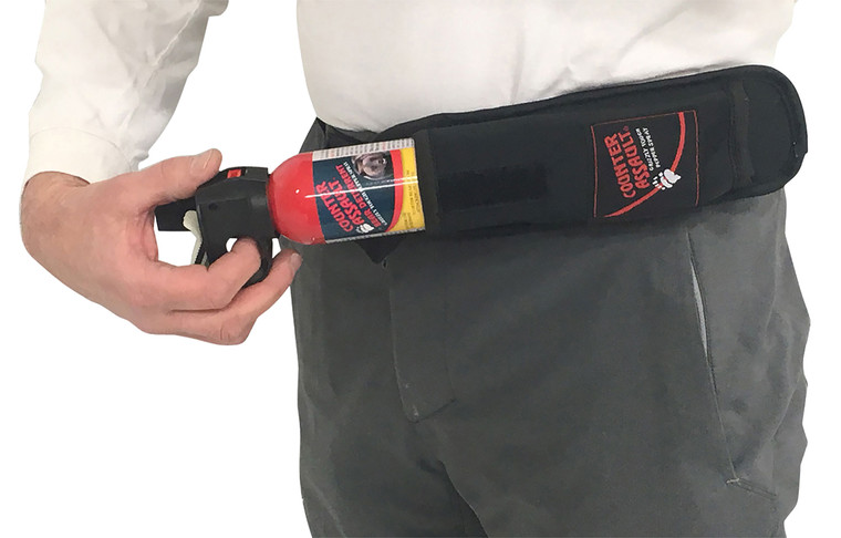 Counter Assault 15067044 Bear Spray  BeltChest Holster Black Nylon Swivel Clip - 15067044