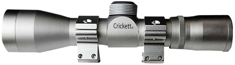 Crickett KSA054S Compact  Silver 4x32mm Includes Rings - KSA054S Crickett KSA054S Compact  Silver 4x32mm Includes Rings - KSA054S