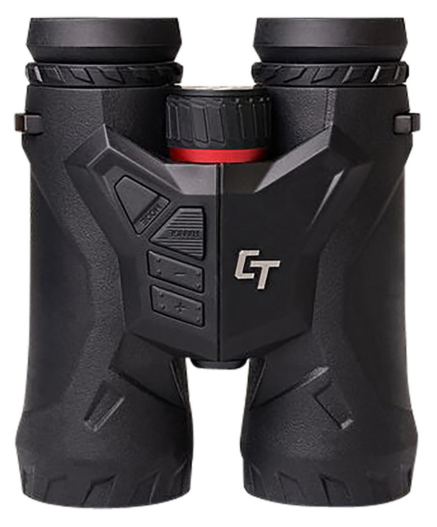 Crimson Trace 013002001 Horizonline 2K Pro Laser Rangefinding 10x42mm Red Illuminated Reticle Black Polymer - 13002001