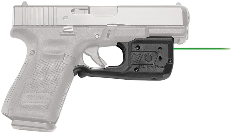 Crimson Trace 0169501 LL807G Green Laserguard Pro  Black Glock Full Size  Compact - 169501