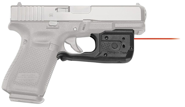 Crimson Trace 0169401 LL807 Laserguard Pro  Black Red Laser Glock Full Size  Compact - 169401