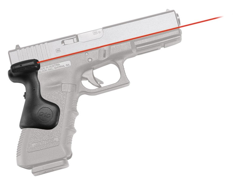 Crimson Trace 0167101 LG637 Lasergrips  Black Red Laser Glock Gen 345 Full Size - 167101