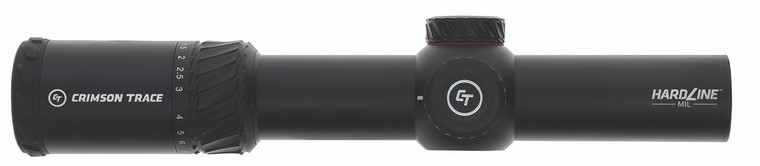 Crimson Trace 013002301 Hardline  Black Anodized 110x 28mm 34mm Tube Illuminated CT TR1MIL Reticle - 13002301