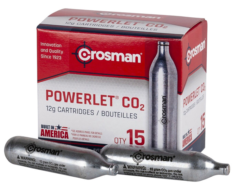 Crosman C2315 Powerlet CO2 12 Grams 15 Pack - C2315