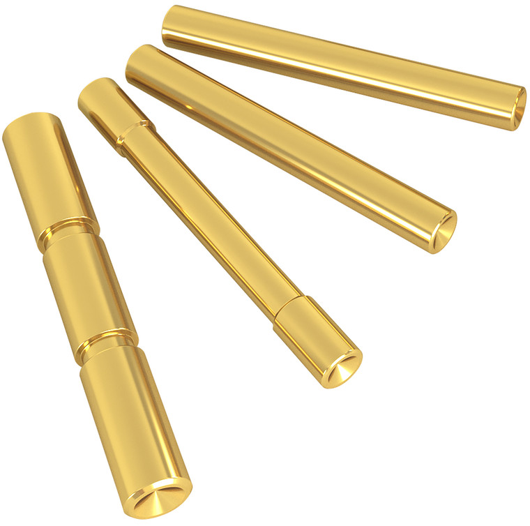 Cross Armory CRG4PSGD 4 Pin Set Dimpled Compatible wGlock Gen4 Gold 4140 Steel Pistol - CRG4PSGD