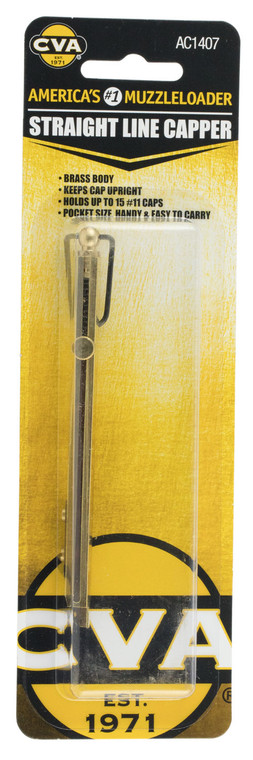 CVA AC1407 Straight Line Capper Brass 11 Percussion - AC1407