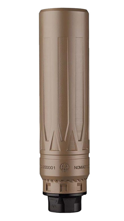Dead Air NOMADTIXCDTFDE Nomad TI XC FDE 7.62mm Silencer w Direct Thread 5824 Hub Mount - NOMADTIXCDTFDE