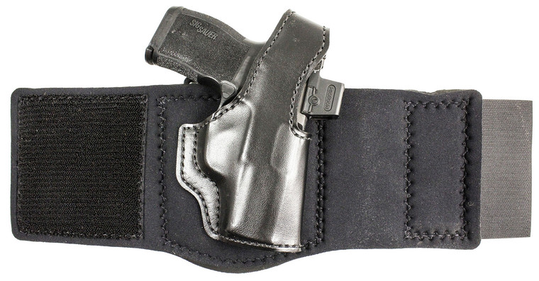 DeSantis Gunhide 014PC9YZ0 Die Hard Rig  Ankle Black Sig Sauer P365 wRed Dot Right Hand - 014PC9YZ0