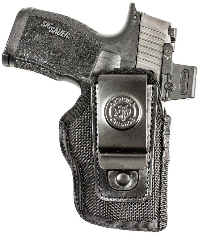 DeSantis Gunhide N87BJ9YZ0 Pro Stealth  IWB Black Nylon Sig Sauer P365 wRed Dot Ambidextrous - N87BJ9YZ0