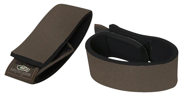 Drake Waterfowl DW73600 Ankle Garters  Brown Neoprene Around the Ankle Hook   Loop - DW73600