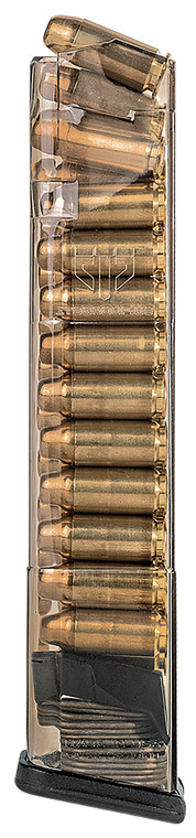 ETS Group GLK22170 Pistol Mags  24rd Extended 40 SW Compatible wGlock 2223242735 Gen14  Clear Polymer - GLK22170