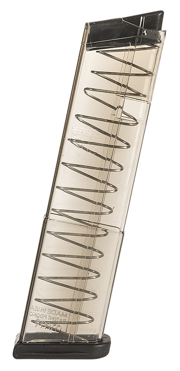 ETS Group GLK4312 Pistol Mags  12rd 9mm Luger Compatible w Glock 43 Clear Polymer - GLK4312