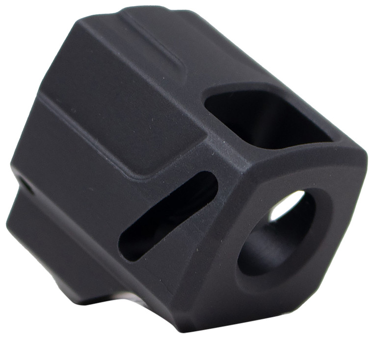 Faxon Firearms FFPACOMPSSS01 EXOS525 Compensator Black Nitride 6061 Aluminum 12x28 Threads 1.125 OAL Compatible w Sig Sauer P365P365 XL - FFPACOMPSSS01