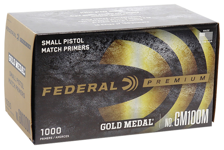 Federal GM100M Gold Medal Premium Multi Caliber Handgun 1000 Per Box5 Case - GM100M