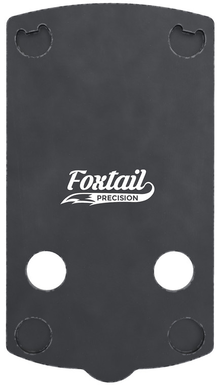Foxtail Precision 100009 Red Dot Adapter Plate for OpticsReady Pistol  Black Anodized Glock 43X48 MOS Springfield Armory OSP - 100009