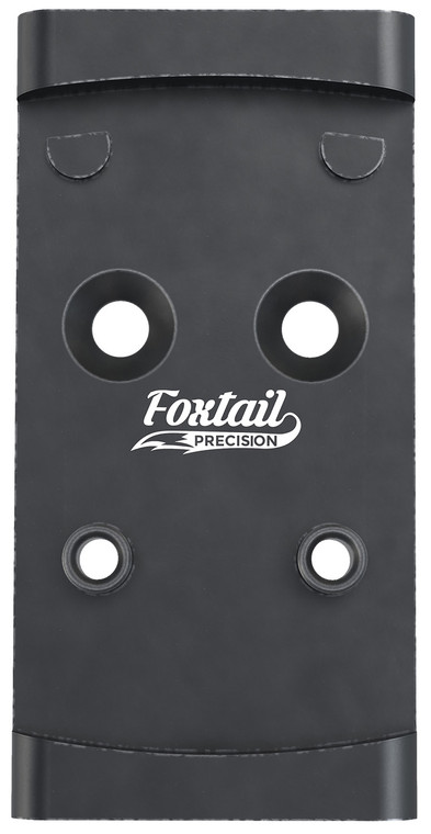 Foxtail Precision 100010 Red Dot Adapter Plate for OpticsReady Pistol  Black Anodized Glock 43X48 MOS Springfield Armory OSP - 100010