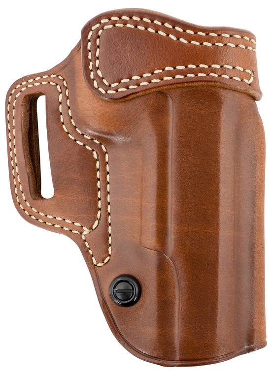 Galco AV212R Avenger  OWB Tan Leather Belt Slide Fits 1911 5 wwo Red Dot Right Hand - AV212R