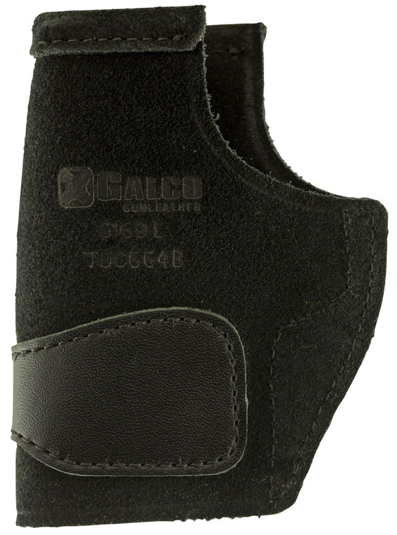 Galco TUC664B TuckNGo 2.0 IWB Black Leather UniClipStealth Clip Fits Sig P938 Ambidextrous - TUC664B