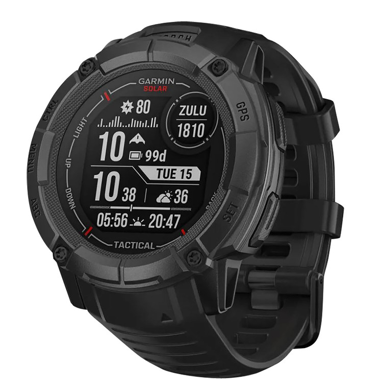 Garmin 0100280513 Instinct 2X Solar Tactical Edition GPSSmart Features 64MB Memory Black 50mm - 100280513