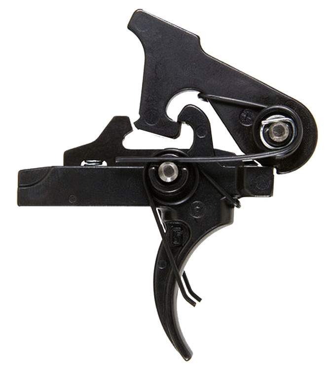 Geissele Automatics 05145 G2S  TwoStage Curved Trigger w4.254.75 lbs Draw Weight Black Oxide Finish for AR15AR10 - 5145