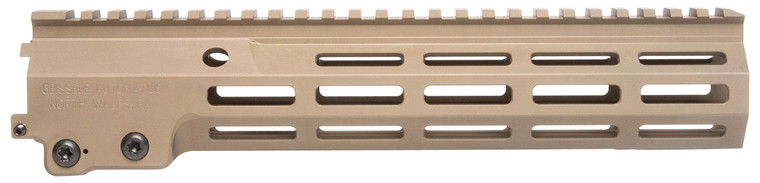 Geissele Automatics 051073S Super Modular Rail MK16 10.50 MLOK Desert Dirt Aluminum for AR Platform Barrel Nut Included - 051073S
