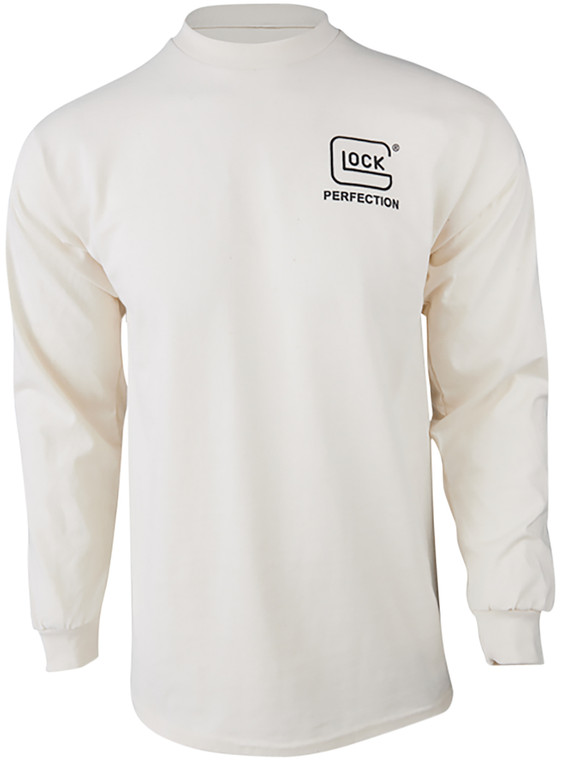 Glock AP96076 Born In Austria  Tan PreShrunk Cotton Long Sleeve 3XL - AP96076