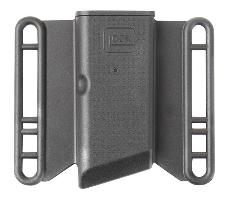 Glock MP033612 Mag Pouch  OWB Black Polymer Belt Slide Mount Up To 2.25 Wide Fits Glock 42 Magazines Only - MP033612
