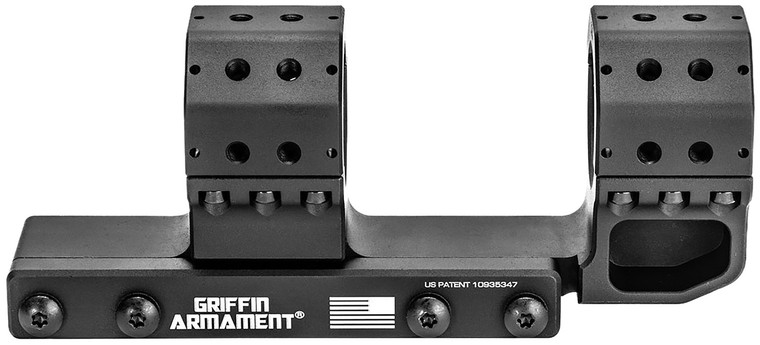 Griffin Armament GSMC193H30MM SPRM  Cantilever Mount 30mm Black 6061 T6 Aluminum - GSMC193H30MM